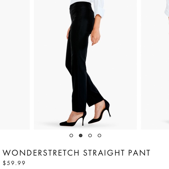 NWT Nic+Zoe Pull On “Wonder Stretch” Straight Leg Pants - Picture 3 of 8